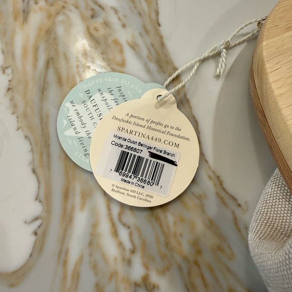 Spartina 449 Daufuskie Island Wooden Magnetic Clutch - Picture 4 of 8